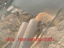 Lsm Senator 2000 :  PDAM Buang Limbah Air Kotor bau beracunnya KeAtas Tebing Pantai, Meresahkan!